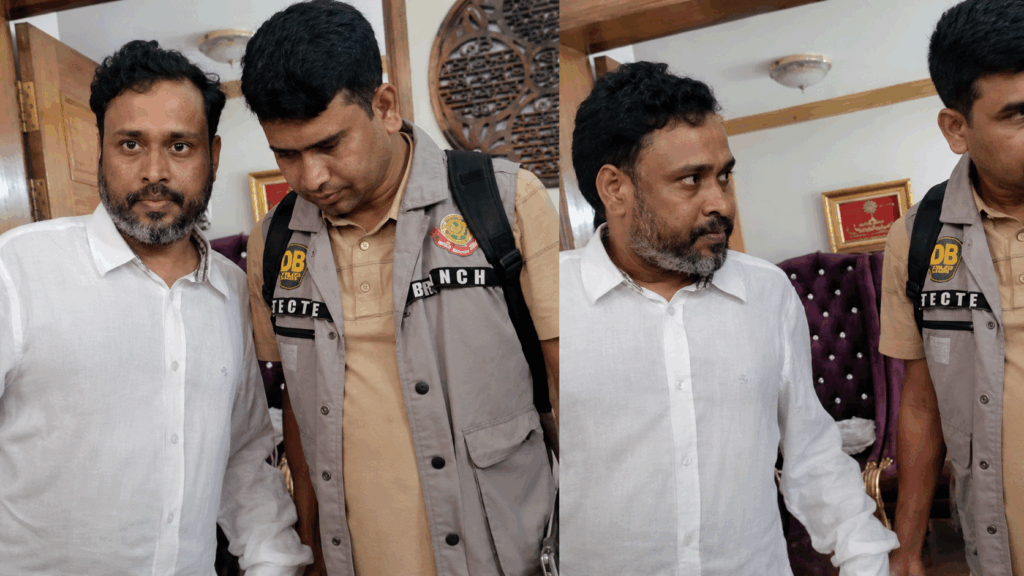 গ্রেপ্তার এড়াতে সুড়ঙ্গে আত্মগোপন