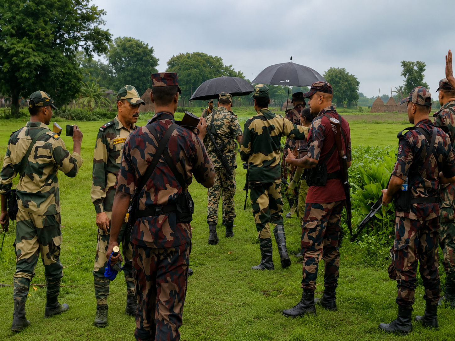 রামরামপুর সীমান্তে পুশইন চেষ্টা