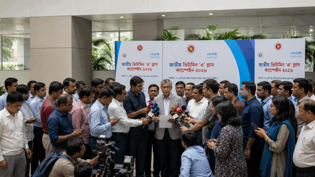 সারাদেশে শিশুদের জন্য ভিটামিন ‘এ’ প্লাস ক্যাম্পেইন শুরু