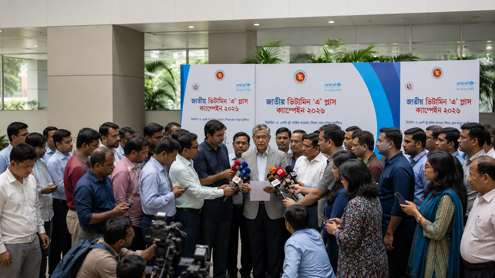 সারাদেশে শিশুদের জন্য ভিটামিন ‘এ’ প্লাস ক্যাম্পেইন শুরু