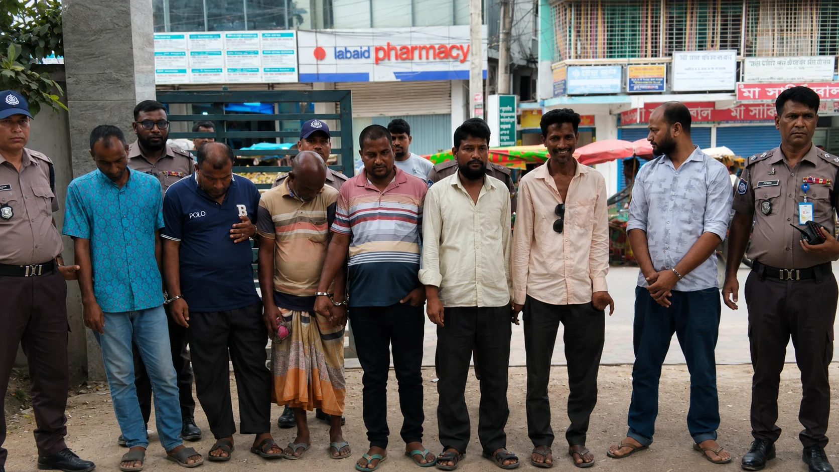 রংপুরে পুলিশের অভিযানে মাদকসহ ৩০ জন গ্রেপ্তার