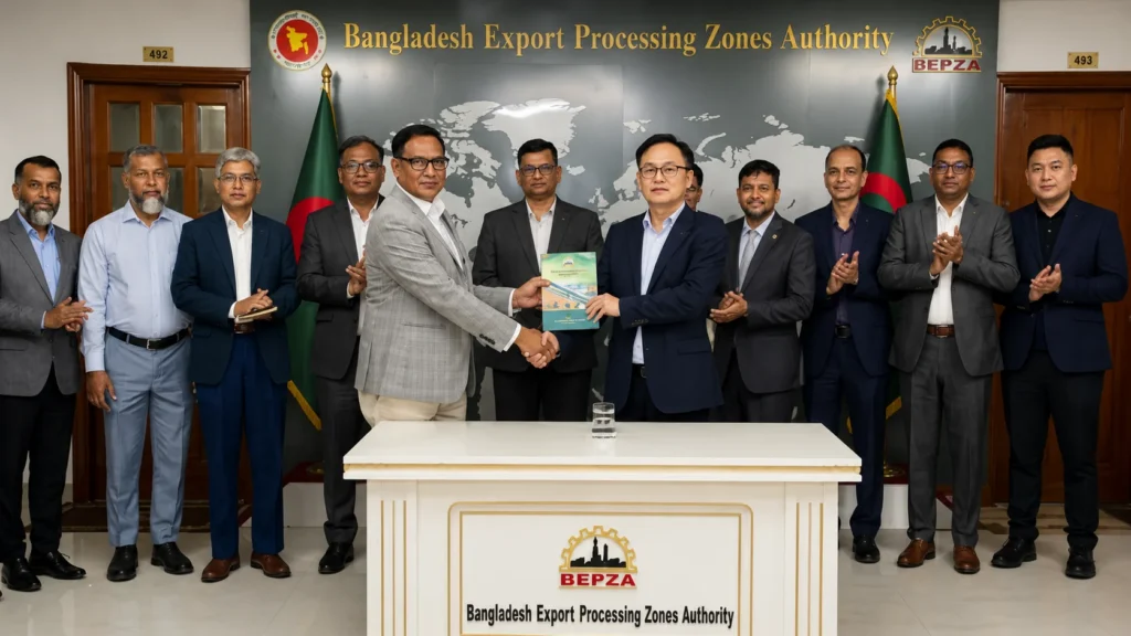 বেপজা অর্থনৈতিক অঞ্চলে ৩ কোটি ডলারের চীনা বিনিয়োগ