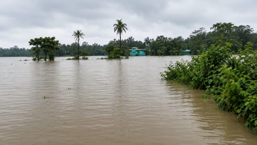 চট্টগ্রামে হাজারো মানুষ পানিবন্দি