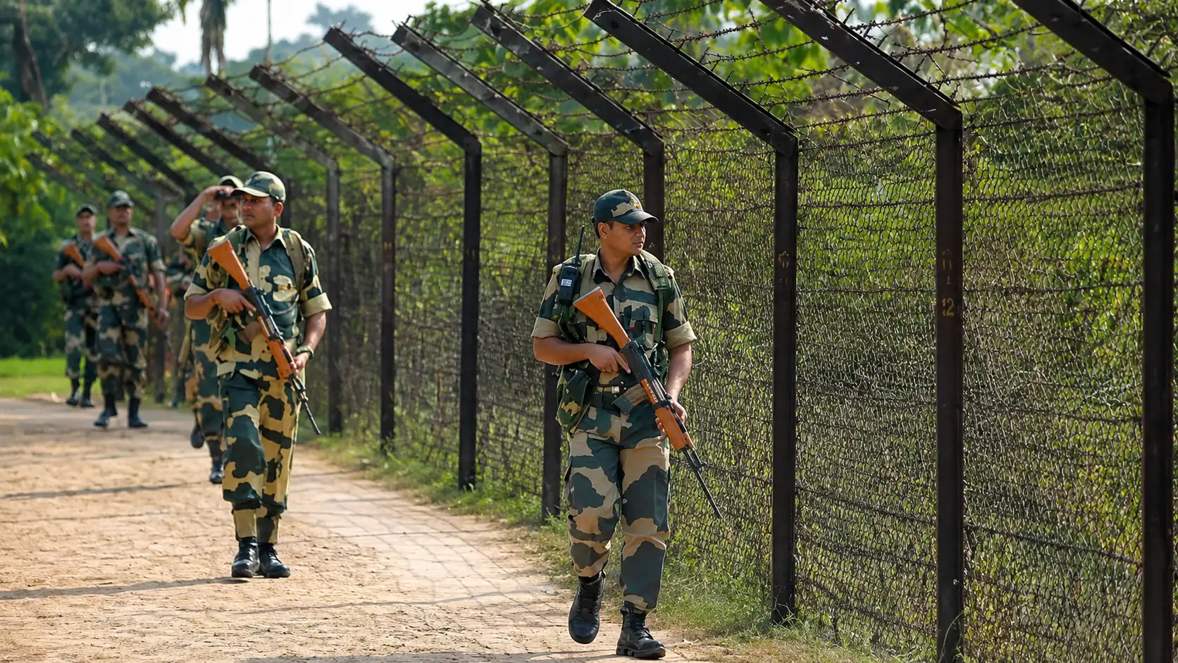 বাংলাদেশ সীমান্তে গুলিতে ২ বিএসএফ সদস্য নিহত