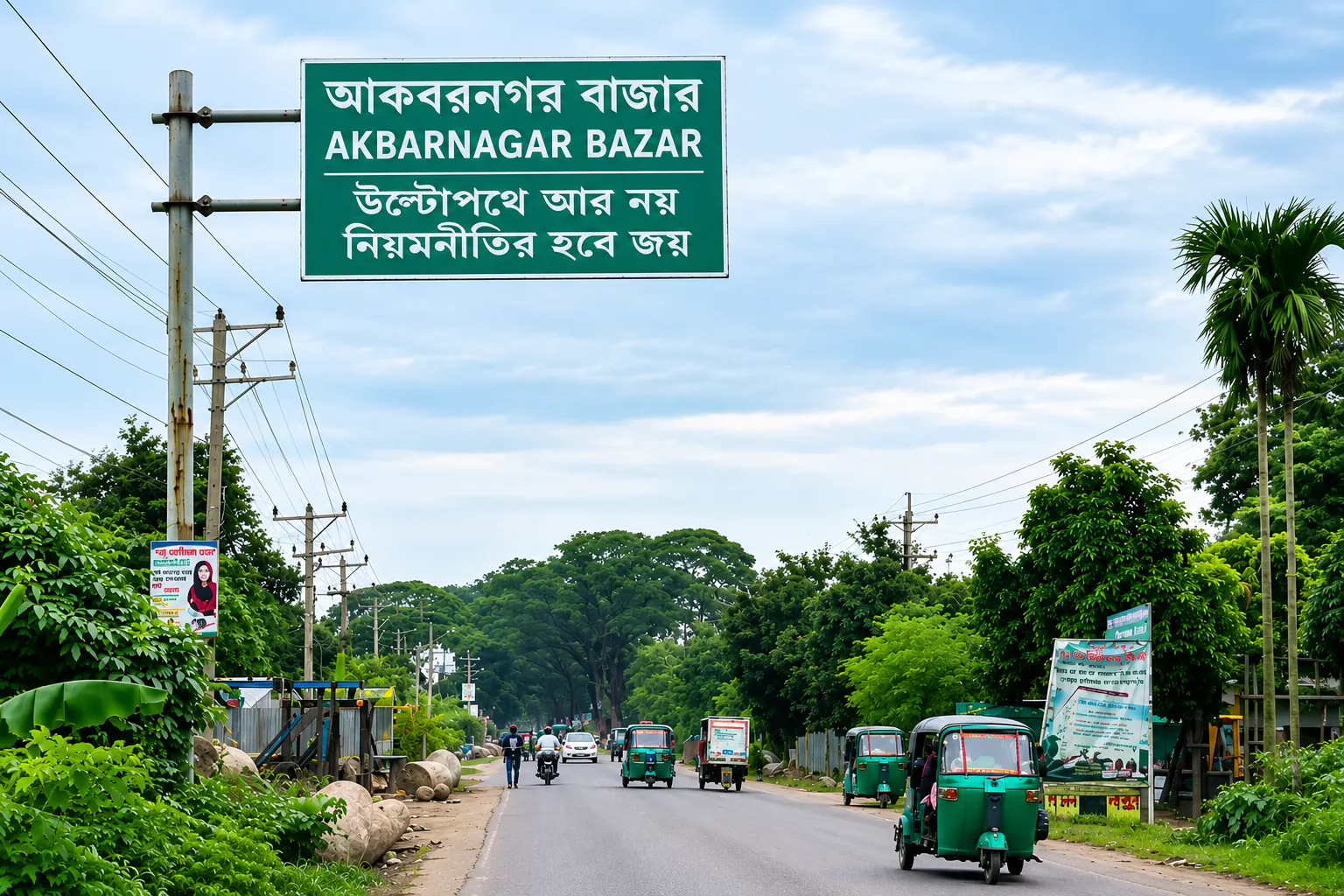 ভৈরবে সাইনবোর্ড ঘিরে দুই গ্রামের সংঘর্ষ